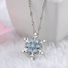 Charm Vintage lady Blue Crystal