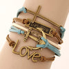 Charm Vintage Multilayer Charm Leather Bracelet