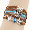 Charm Vintage Multilayer Charm Leather Bracelet