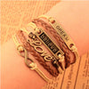 Charm Vintage Multilayer Charm Leather Bracelet