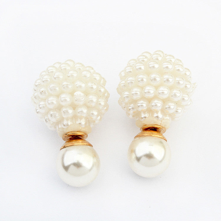 Imitation pearl  fashion earring