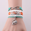 Infinity Love Miami Dolphins bracelet