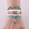 Infinity Love Miami Dolphins bracelet