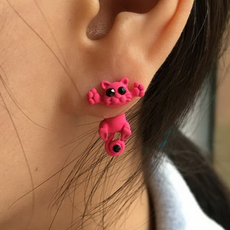 Fashion Lovely Classic Animal Korean  Cute Cat  Earrings