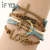 Charm Vintage Multilayer Charm Leather Bracelet