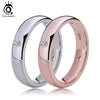 ORSA JEWELS Rose Gold Women Wedding Bands