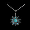 Vintage Style Hollow Crystal Flower