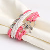 Charm Vintage Multilayer Charm Leather Bracelet