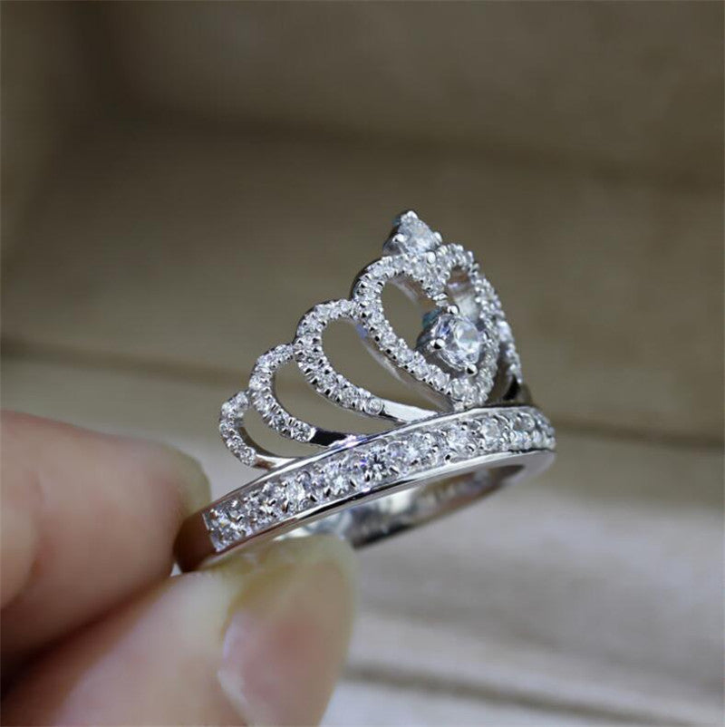 Luxury diamond sterling silver Rings