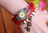 Hot Sales Owl Genuine Cow Leather Bracelet Watch