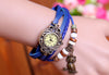 Hot Sales Owl Genuine Cow Leather Bracelet Watch