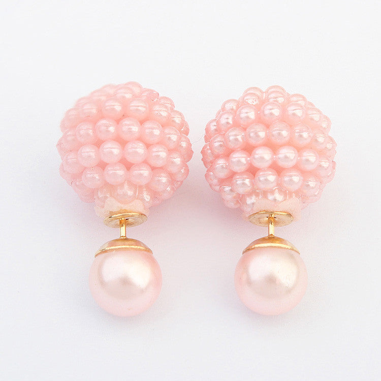 Imitation pearl  fashion earring